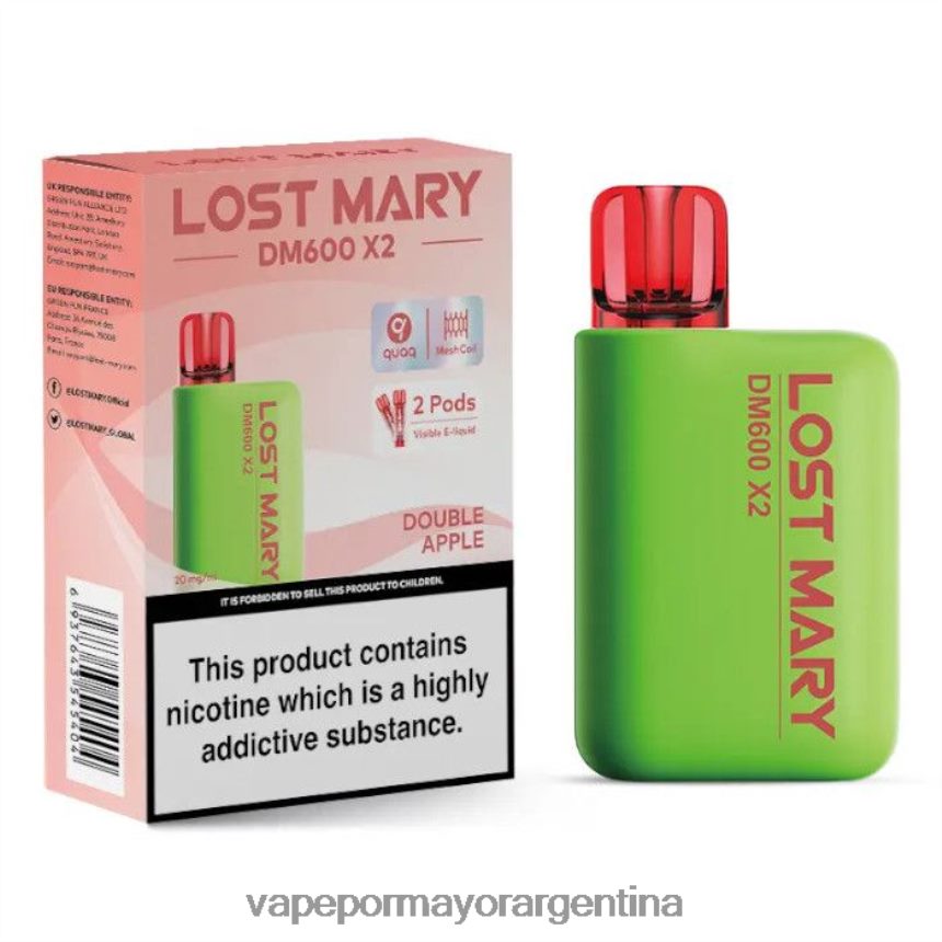 FDLPBF471 manzana doble - Vaporizador Al Por Mayor LOST MARY DM600 X2