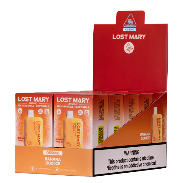 FDLPBF107 plátano dúo hielo - Productos De Vapeo Al Por Mayor LOST MARY OS5000
