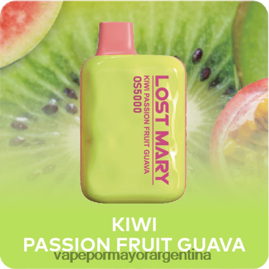 FDLPBF492 kiwi maracuyá guayaba - Vaporizador Desechable Al Por Mayor LOST MARY OS5000