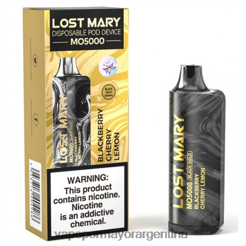FDLPBF343 mora cereza limón - Venta De Vaporizadores Al Por Mayor LOST MARY MO5000 oro negro 10ml