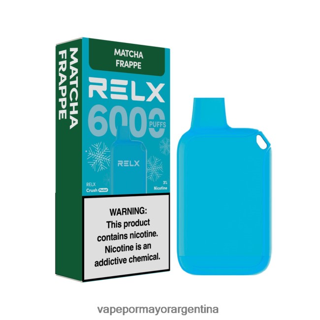Distribuidor Vapeo Al Por Mayor - RELX Crush Pocket 6000 helado frapé matcha L0V46017