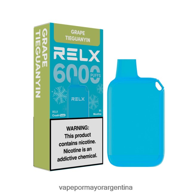 Tienda De Vapeo Al Por Mayor - RELX Crush Pocket 6000 helado uva tieguanyin L0V46018