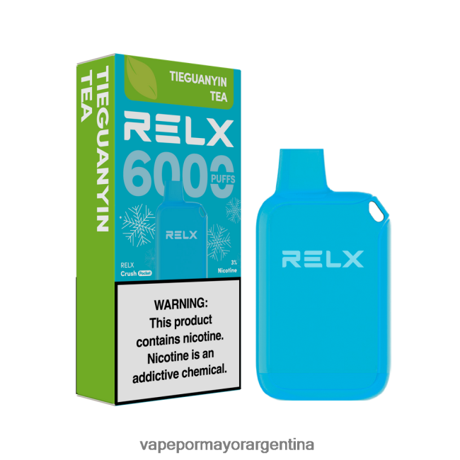 Vape Argentina - RELX Crush Pocket 6000 helado té tieguanyin L0V46022