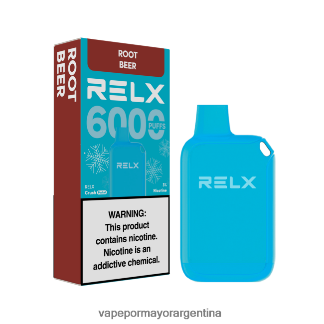 Vape Recargable - RELX Crush Pocket 6000 helado cerveza de raíz L0V46020