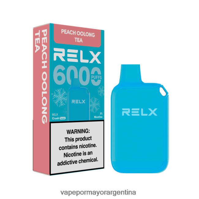 Vape Recargable - RELX Crush Pocket 6000 helado té oolong de durazno L0V46010