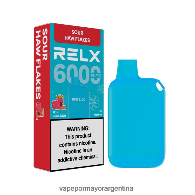 Vapeo Al Por Mayor - RELX Crush Pocket 6000 helado hojuelas de haw amargo L0V46016