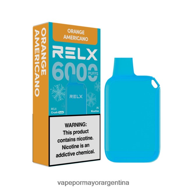 Venta De Vaporizadores Al Por Mayor - RELX Crush Pocket 6000 helado naranja americana L0V46015