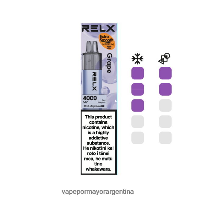 Vapeo Al Por Mayor - RELX MagicGo 4000 vaporizadores desechables uva L0V4606