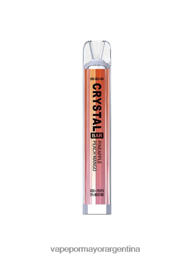 FDLPBF260 piña durazno mango - Vape Argentina SKE Crystal Bar vaporizador desechable 600 inhalaciones