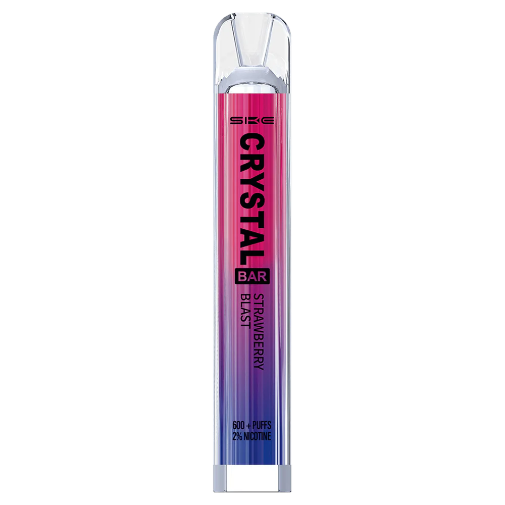 FDLPBF263 explosión de fresa - Venta De Vaporizadores Al Por Mayor SKE Crystal Bar vaporizador desechable 600 inhalaciones