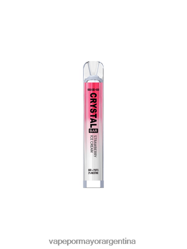 FDLPBF265 helado de fresa - Distribuidor Vapeo Al Por Mayor SKE Crystal Bar vaporizador desechable 600 inhalaciones