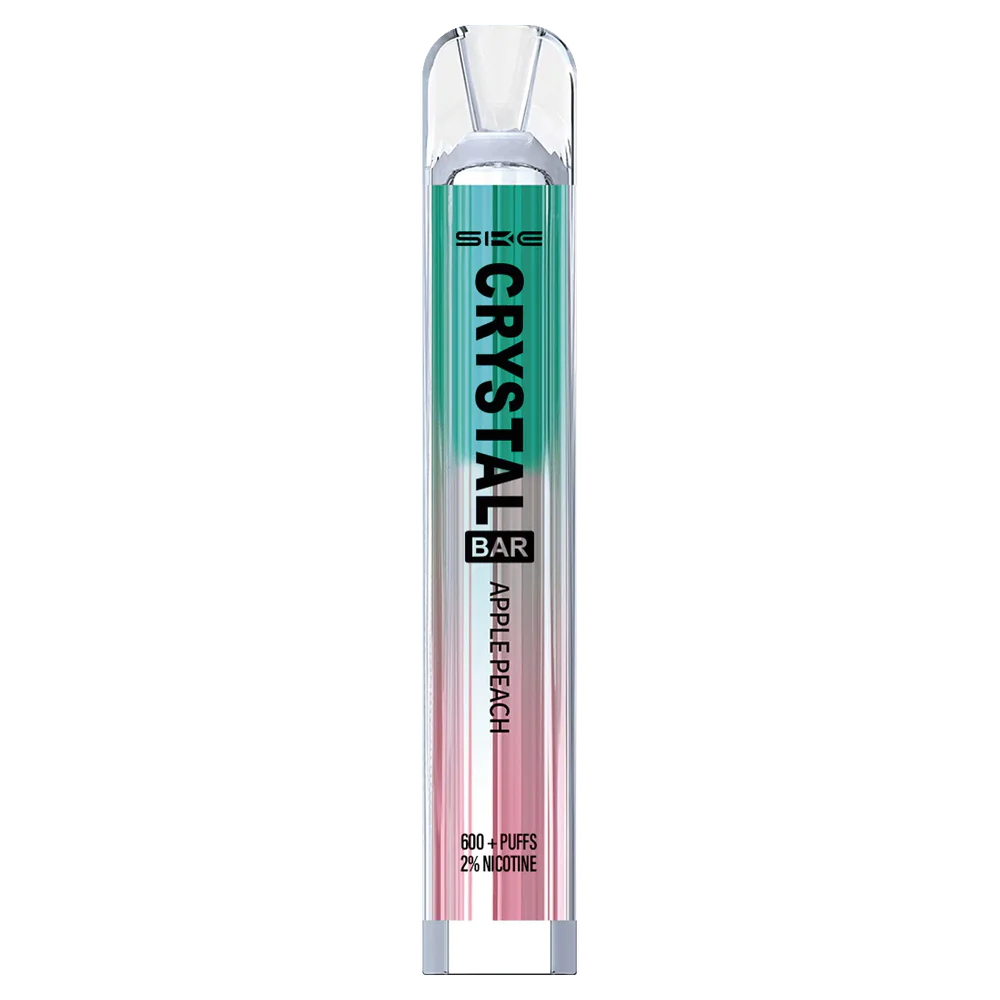 FDLPBF266 durazno manzana - Tienda De Vapeo Al Por Mayor SKE Crystal Bar vaporizador desechable 600 inhalaciones