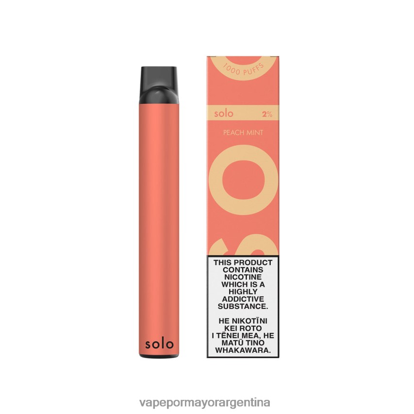 Vapeo Al Por Mayor - Solo vaporizador desechable menta durazno VT4J626