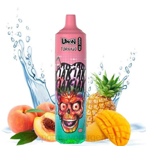 Vape Recargable - UWIN CRYSTAL vaporizador desechable 35k durazno mango piña NN0Z25