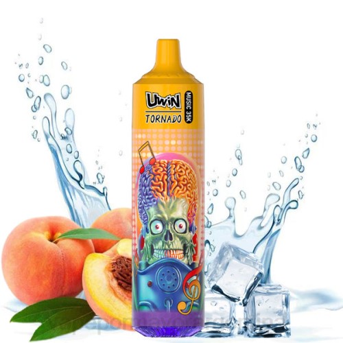 Vapeo Al Por Mayor - UWIN CRYSTAL vaporizador desechable 35k hielo de durazno de verano NN0Z31
