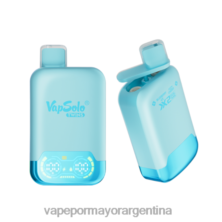Vape Por Mayor Argentina - Vapsolo TWINS vaporizador desechable hielo de arándanos y cereza gaseosa 62624121