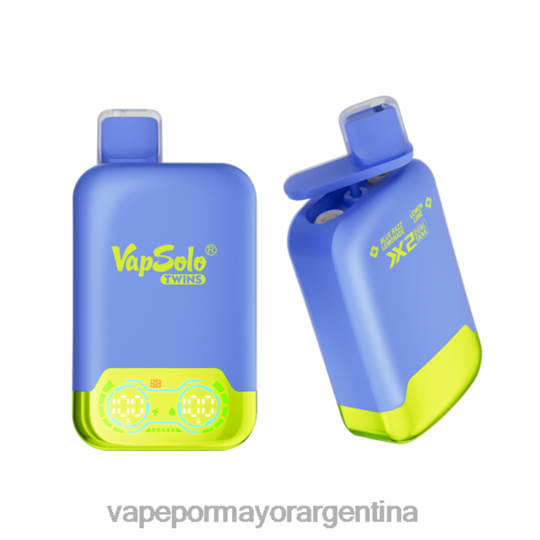 Vape Recargable - Vapsolo TWINS vaporizador desechable limonada blue razz y lima limón 62624120