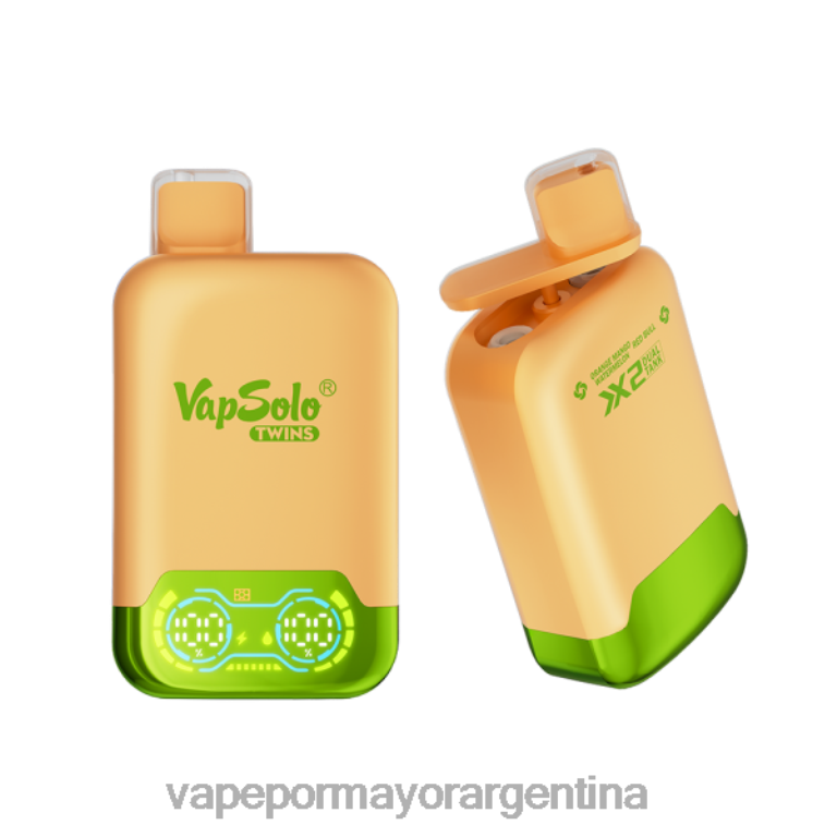 Vaporizador Desechable Al Por Mayor - Vapsolo TWINS vaporizador desechable sandía mango naranja y red bull 62624124