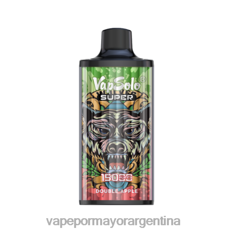 Vape Por Mayor Argentina - Vapsolo SUPER vaporizador desechable manzana doble 62624111