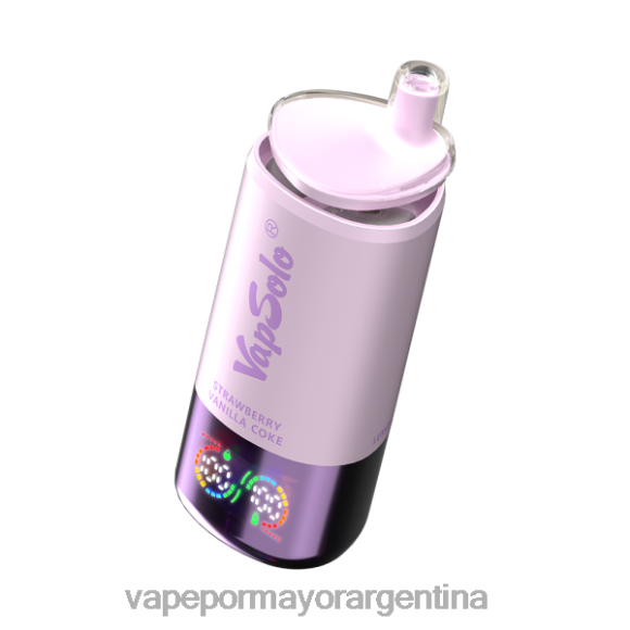 Distribuidor Vapeo Al Por Mayor - VapSolo Triple 30000 bocanadas P6RJF7 Coca-Cola de fresa, vainilla y arándanos, frambuesa y lima limón.