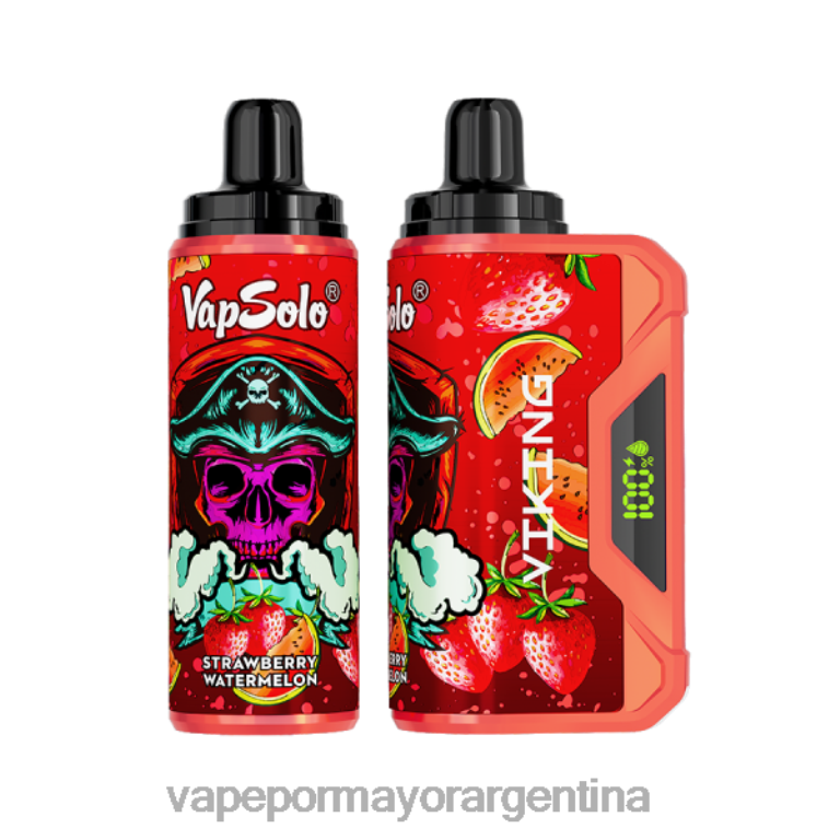 Vape Recargable - Vapsolo VIKING vaporizador desechable sandia fresa 62624140