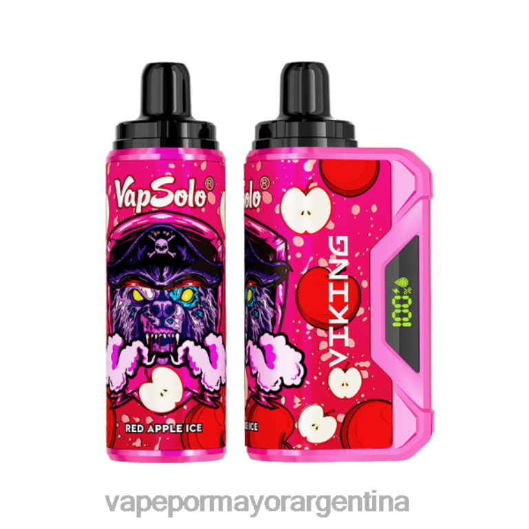 Vapeo Al Por Mayor - Vapsolo VIKING vaporizador desechable hielo de manzana roja 62624136