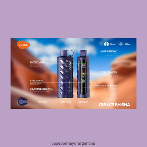 Vape Por Mayor Argentina - VOZOL engranaje shisha 25000 multi RRT88N1