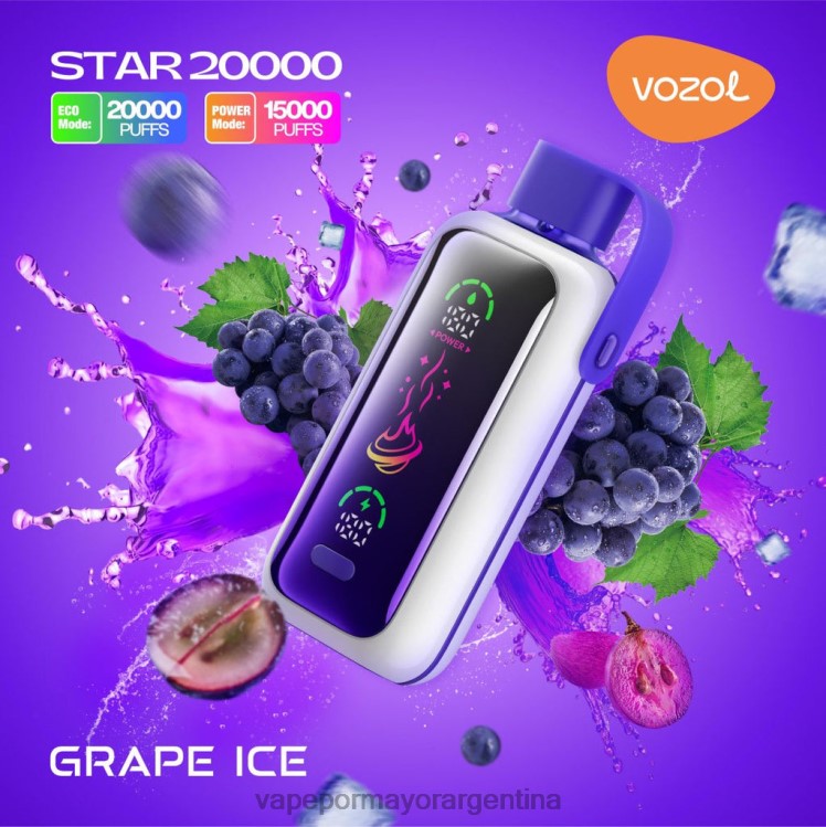 Productos De Vapeo Al Por Mayor - VOZOL STAR 20000 Z2TH89 hielo de uva