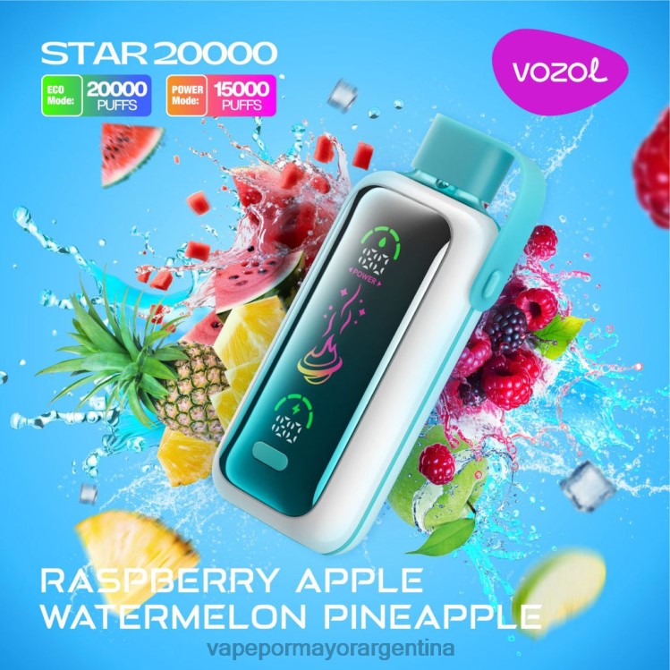 Tienda De Vapeo Al Por Mayor - VOZOL STAR 20000 Z2TH818 frambuesa manzana sandía piña