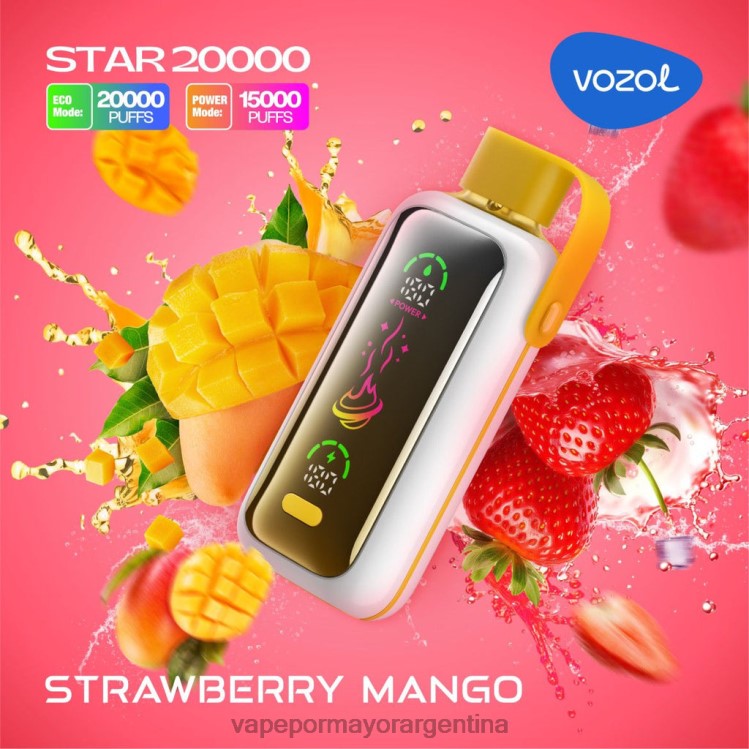 Vape Por Mayor Argentina - VOZOL STAR 20000 Z2TH81 mango fresa