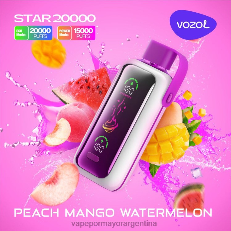 Vapeo Al Por Mayor - VOZOL STAR 20000 Z2TH816 sandia mango durazno