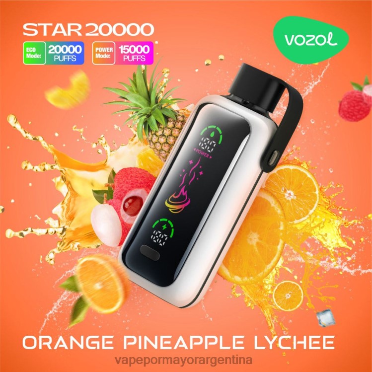 Venta De Vaporizadores Al Por Mayor - VOZOL STAR 20000 Z2TH815 lichi de piña naranja