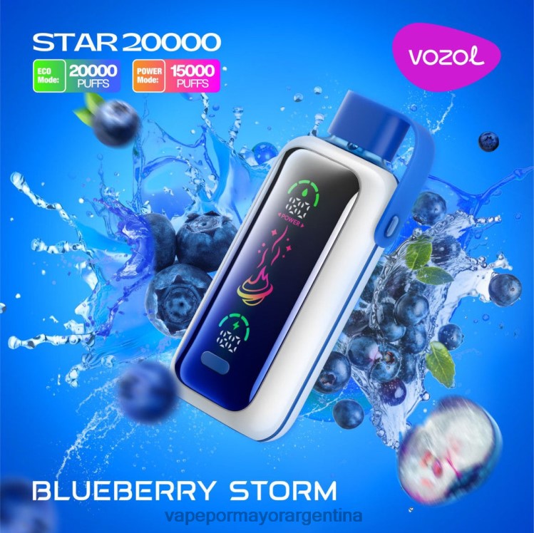 Venta De Vaporizadores Al Por Mayor - VOZOL STAR 20000 Z2TH85 tormenta de arándanos