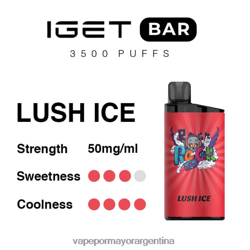 FDLPBF93 hielo exuberante - Venta De Vaporizadores Al Por Mayor IGET BAR 3500 5% nicotina