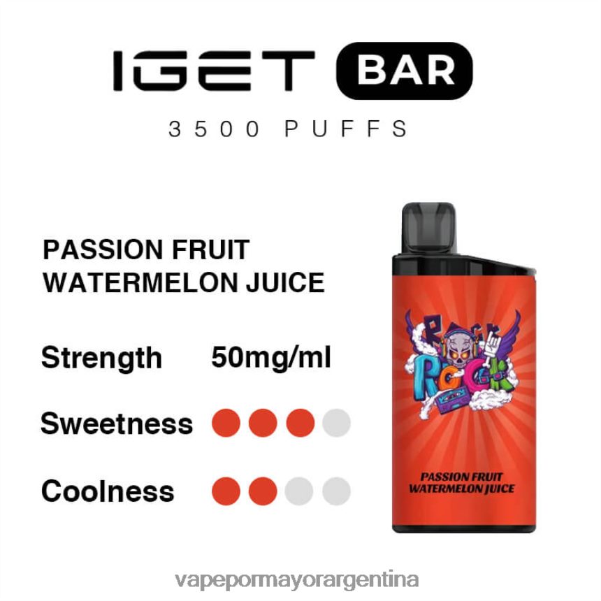 FDLPBF97 jugo de sandía y maracuyá - Productos De Vapeo Al Por Mayor IGET BAR 3500 5% nicotina